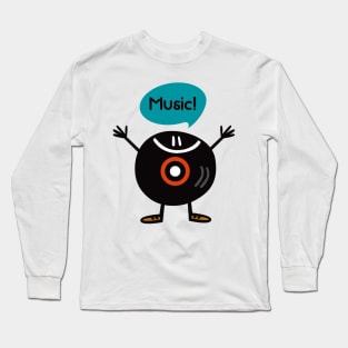 Retro vinyl record Long Sleeve T-Shirt